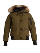 Canada Goose Chilliwick Fur-trimmed Padded Bomber Jacket