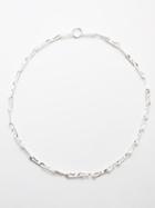 All Blues - Hook Sterling-silver Necklace - Mens - Silver