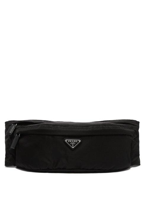Matchesfashion.com Prada - Triangle Logo Belt Bag - Mens - Black