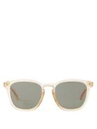 Le Specs - Big Deal Square Acetate Sunglasses - Womens - Sand