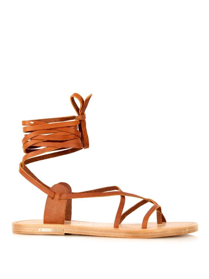 Isabel Marant Toile Amy Wraparound Leather Sandals