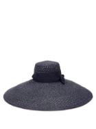 Matchesfashion.com Lola Hats - Grand Rise And Shine Straw Hat - Womens - Navy