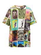 Matchesfashion.com Loewe Paula's Ibiza - Psychedelic Flyer-print Cotton Jersey T-shirt - Mens - Multi