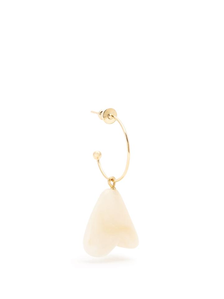 Simone Rocha Small Tooth Hoop Earring