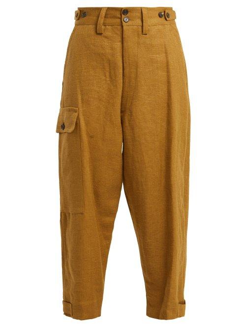 Matchesfashion.com Vivienne Westwood - Military Hemp Trousers - Womens - Khaki