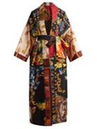 Rianna + Nina Vintage Patchwork Silk Kimono Jacket