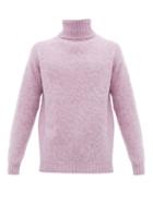 Matchesfashion.com Howlin' - Sylvester Roll Neck Wool Sweater - Mens - Pink