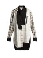 Loewe Sequinned Patchwork Cotton-blend Shirt