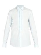 Prada Slim-fit Ruffle-trim Dinner Shirt