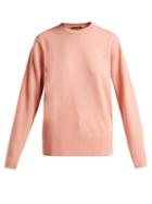 Matchesfashion.com Acne Studios - Nalon Face Wool Sweater - Womens - Light Pink