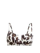 Matchesfashion.com Solid & Striped - The Harley Leopard Print Underwire Bikini Top - Womens - Leopard