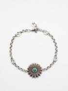 Gucci - Flower Sterling-silver Bracelet - Mens - Silver