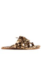 Figue Scaramouche Calf-hair Tassel Sandals