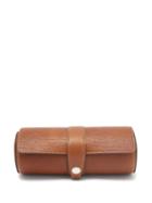 Mens Accessories Brunello Cucinelli - Grained-leather Rolled Watch Case - Mens - Brown