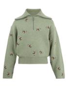 Acne Studios Nicolai Dog-embroidered Wool-blend Sweater