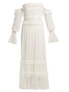 Jonathan Simkhai Corset-style Ruffled Tulle Dress