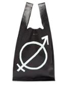 Matchesfashion.com Balenciaga - Supermarket Shopper All Gender Leather Tote - Mens - Black