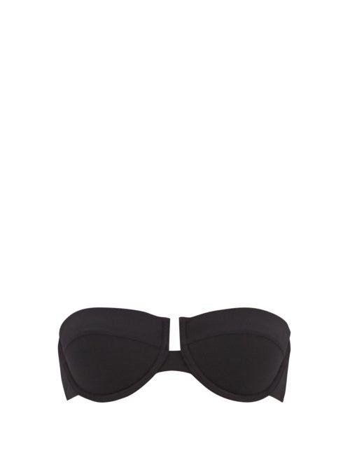Zimmermann - Anneke Underwired Bandeau Bikini Top - Womens - Black