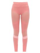 Matchesfashion.com Adidas By Stella Mccartney - High-rise Panelled Leggings - Womens - Pink