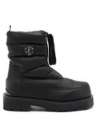 Jimmy Choo - Kai Padded Zip-front Snow Boots - Womens - Black