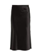 Matchesfashion.com Joseph - Hurst Silk Satin Skirt - Womens - Black