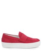 Moncler Giselle Slip-on Suede Trainers