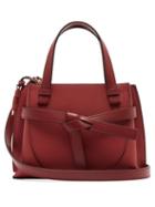 Matchesfashion.com Loewe - Gate Woven-leather Tote Bag - Womens - Dark Red