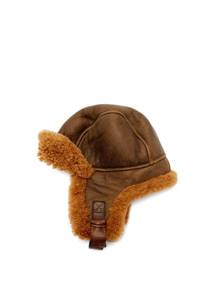 Isabel Marant Airy Shearling Aviator Hat