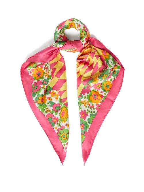 Weekend Max Mara - Monica Scarf - Womens - Pink Multi