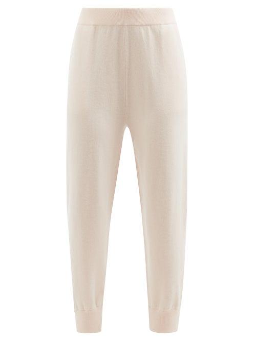 Extreme Cashmere - No.56 Yogi Stretch-cashmere Track Pants - Womens - Light Pink