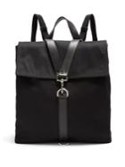 Valentino Leather-trimmed Canvas Backpack