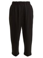 Simone Rocha High-rise Cropped Jersey Trousers