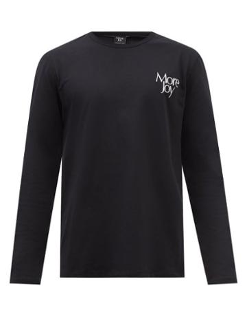 More Joy By Christopher Kane - More Joy-embroidered Cotton-jersey T-shirt - Mens - Black