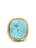 Matchesfashion.com Aurlie Bidermann - Gold Plated Miki Ring - Womens - Turquoise