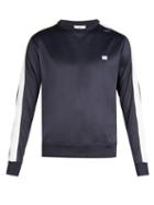 Matchesfashion.com Ami - Bi Colour Crew Neck Sweatshirt - Mens - Navy