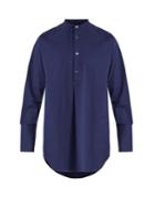 Stella Mccartney Mandarin-collar Cotton Shirt
