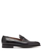 John Lobb Amble Leather Penny Loafers