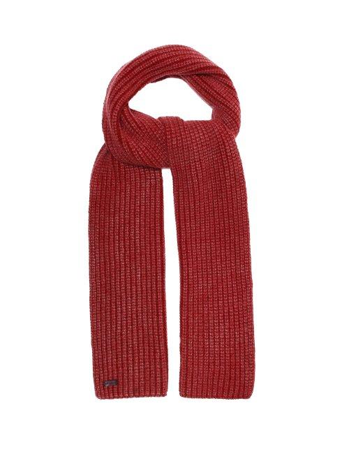 Matchesfashion.com Iris Von Arnim - Colin Ribbed Knit Cashmere Scarf - Mens - Red