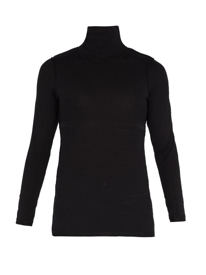 Vetements Inside-out Roll-neck Top