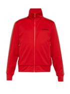 Matchesfashion.com Burberry - Icon Striped Zip Through Track Jacket - Mens - Red