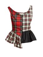Isa Arfen Flora Patchwork Peplum Top