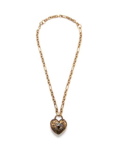 Acne Studios - Adore Heart-pendant Necklace - Womens - Gold
