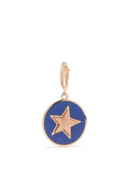 Selim Mouzannar - Kastak Star 18kt Rose-gold Pendant - Womens - Blue Multi
