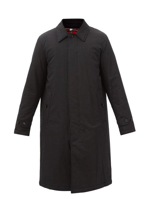 Burberry - Kelton Padded Cotton-blend Overcoat - Mens - Black