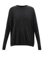 Raey - Dropped-shoulder Cashmere Jumper - Womens - Black