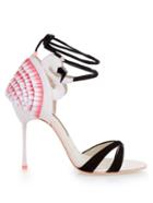 Sophia Webster Flamingo Frill Leather Sandals
