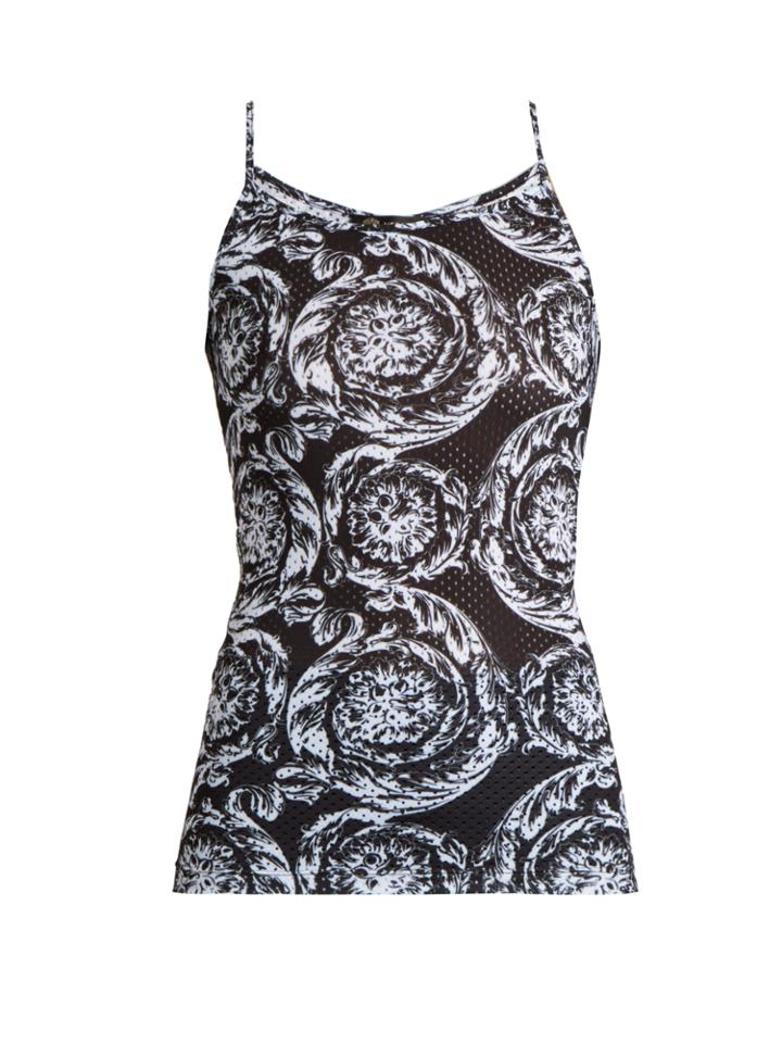 Versace Baroque-print Performance Top