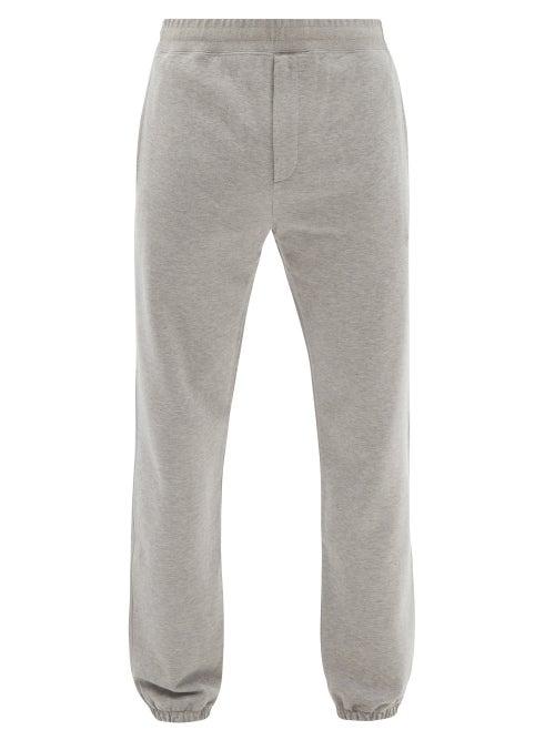 Mens Rtw The Row - Olin Cotton-loopback Jersey Track Pants - Mens - Grey