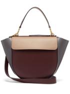 Matchesfashion.com Wandler - Hortensia Large Leather Shoulder Bag - Womens - Burgundy Multi