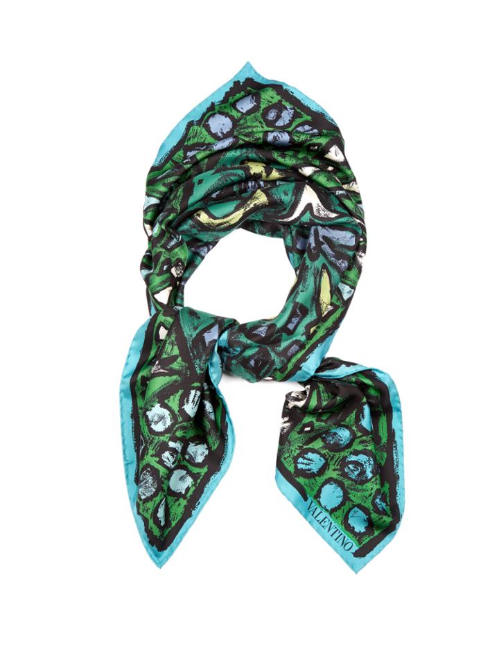 Valentino Panama Silk Scarf